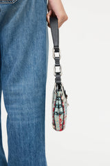 Burberry Tweed Check Shoulder Bag