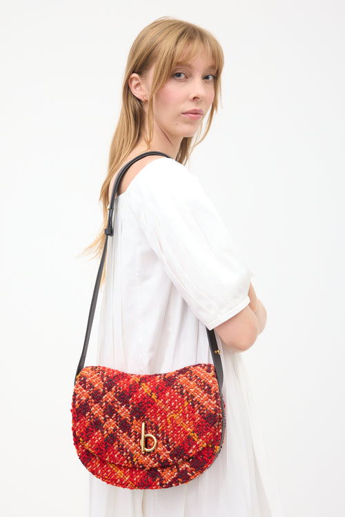 Burberry Tweed Medium Rocking Horse Bag