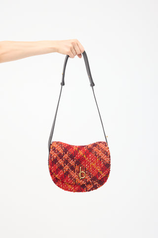 Burberry Tweed Medium Rocking Horse Bag