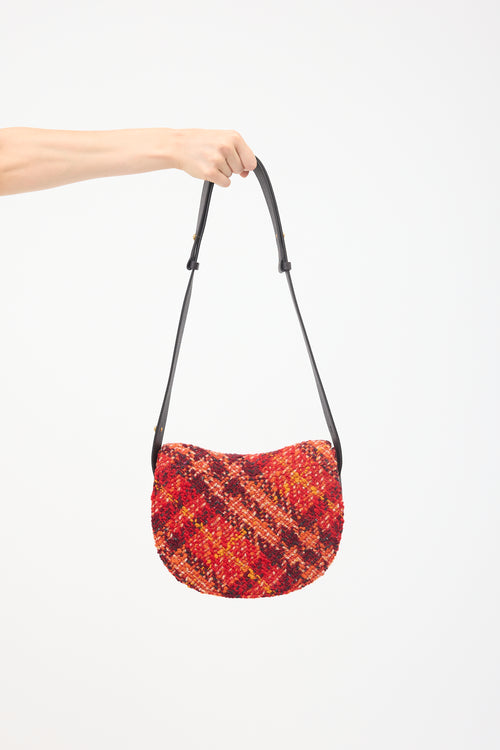 Burberry Tweed Medium Rocking Horse Bag