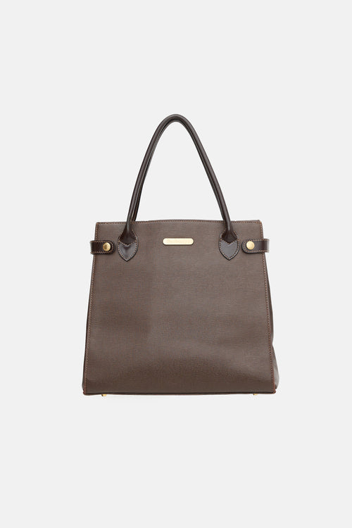 Burberry Vintage Leather Tote Bag