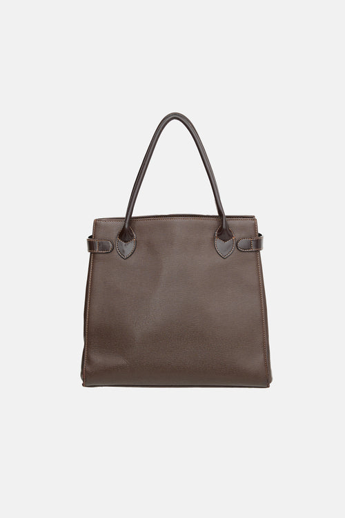 Burberry Vintage Leather Tote Bag