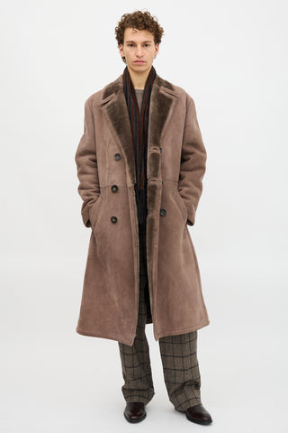 Burberry Vintage Suede Coat