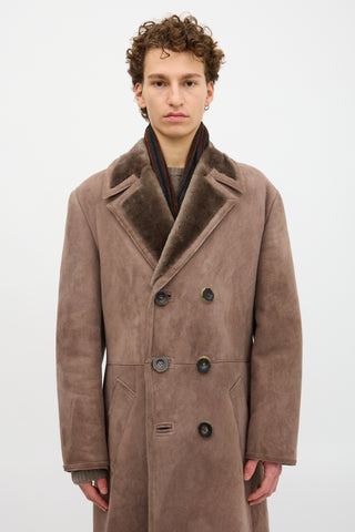 Burberry Vintage Suede Coat