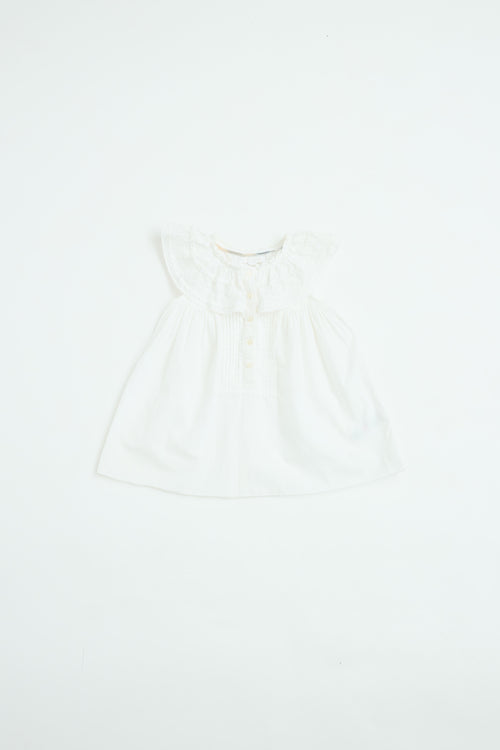 Burberry Kids Ruffled Lace Top