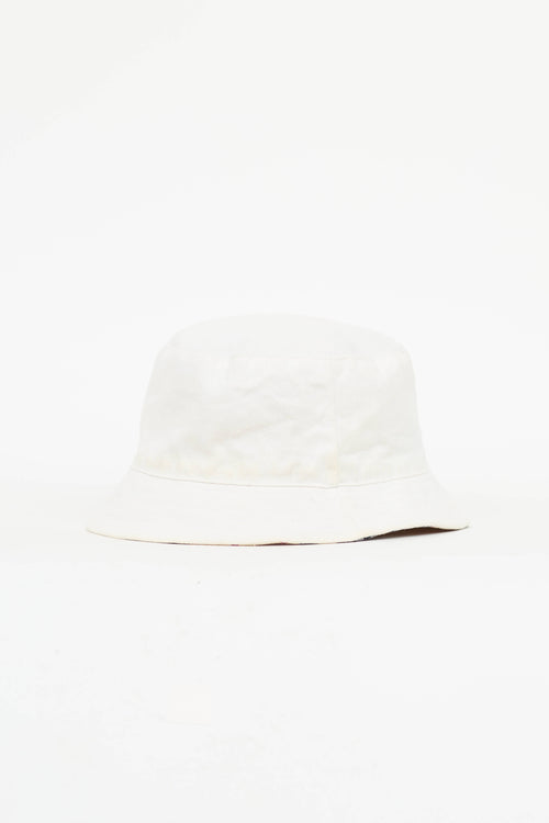Burberry Nova Check & White Reversible Bucket Hat