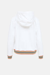 Burberry Logo Zip Up Hoodie