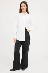 Burberry TB Embroidered Button Up Shirt