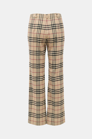 Burberry Wool Check Trouser