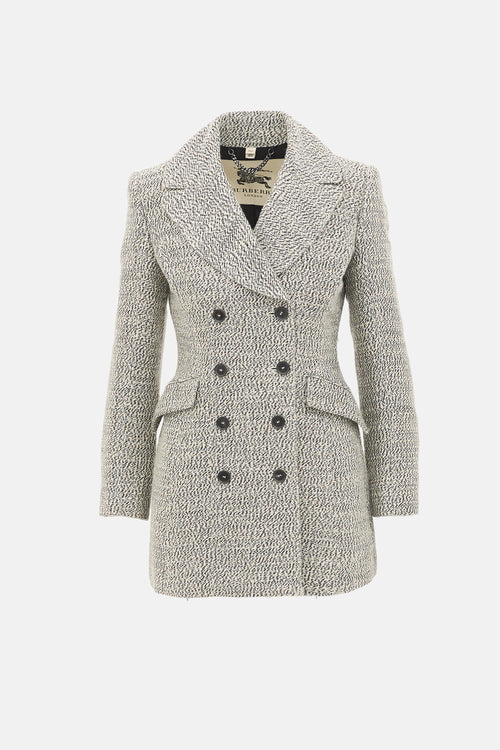 Burberry Wool Double Breasted Coat