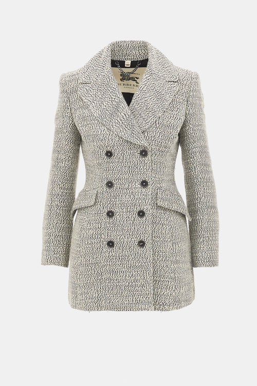 Burberry Wool Double Breasted Coat