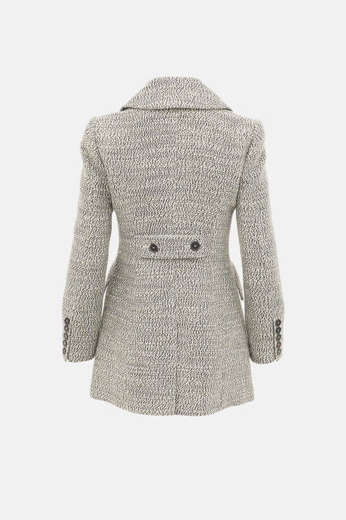 Burberry Wool Double Breasted Coat