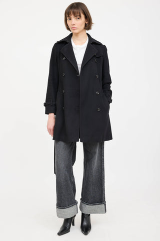 Burberry Wool Double Breasted Pea Coat