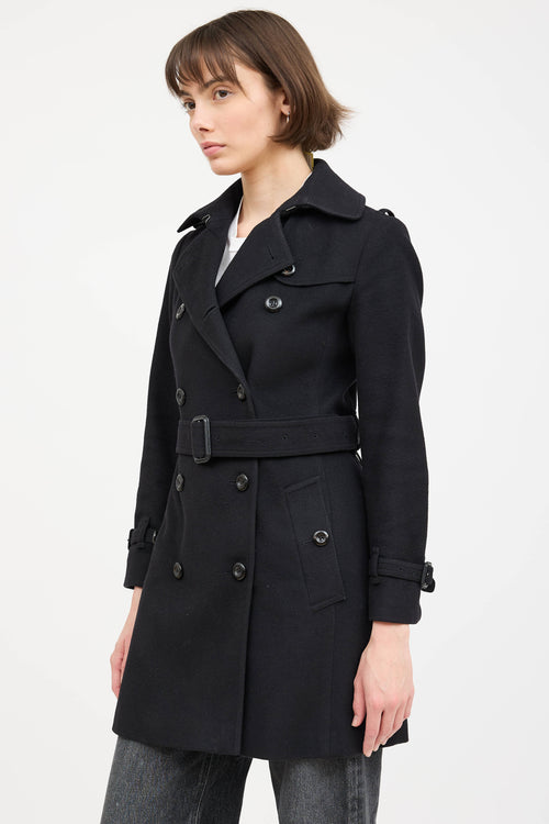 Burberry Wool Double Breasted Pea Coat