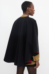 Burberry Wool Embellished Cape