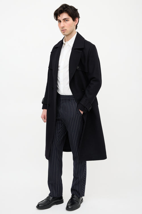 Burberry Wool Pinstripe Trouser