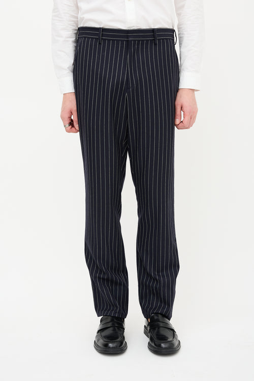 Burberry Wool Pinstripe Trouser