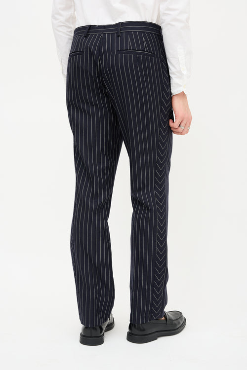 Burberry Wool Pinstripe Trouser