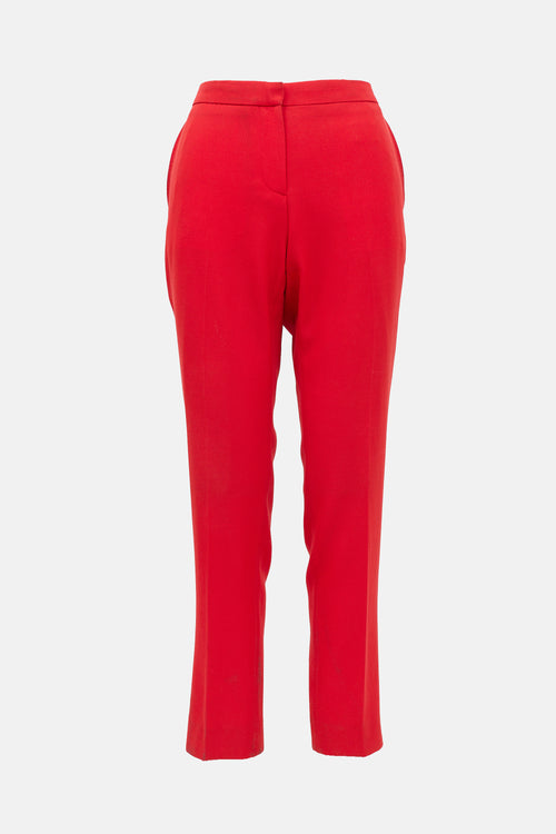 Burberry Wool Tapered Leg Trouser