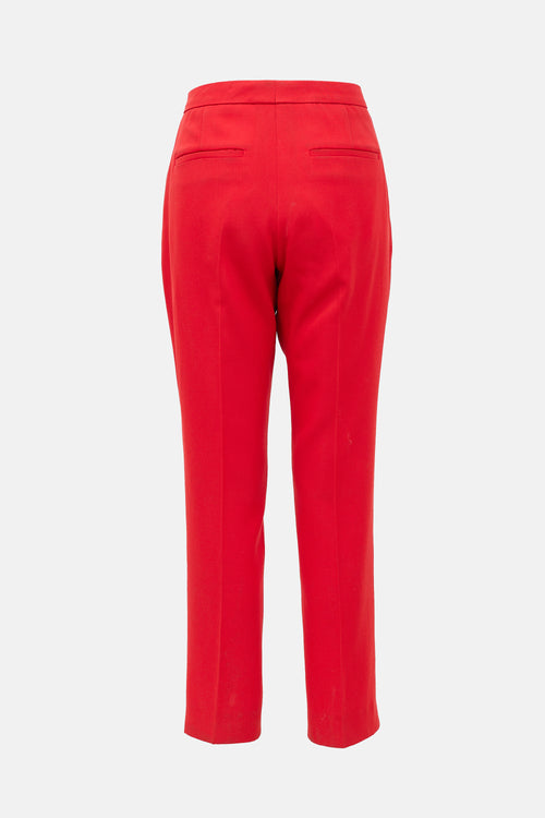 Burberry Wool Tapered Leg Trouser