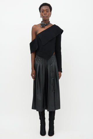 Burberry Wool Asymmetric Sweater