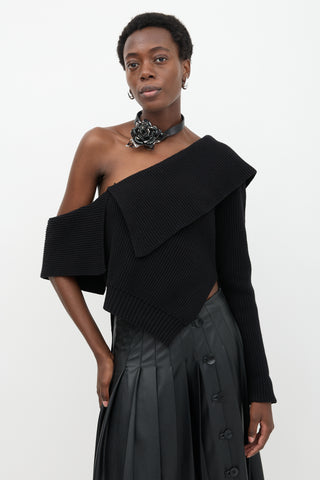 Burberry Wool Asymmetric Sweater