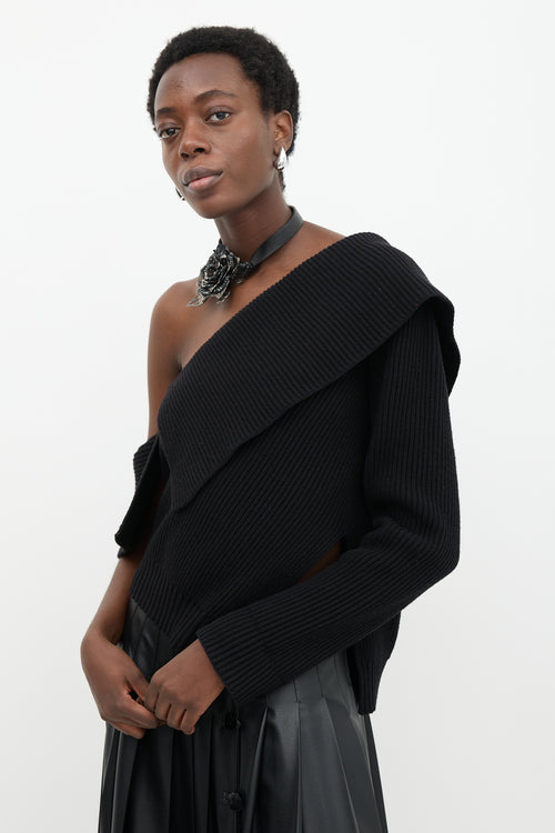 Burberry Wool Asymmetric Sweater