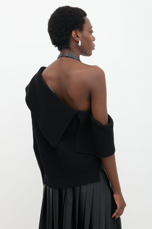 Burberry Wool Asymmetric Sweater