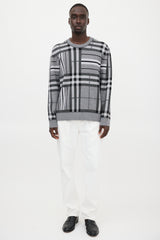 Burberry Wool Check Sweater