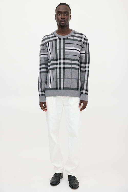 Burberry Wool Check Sweater