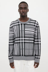 Burberry Wool Check Sweater