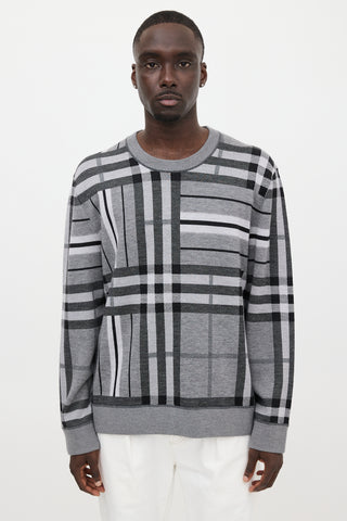 Burberry Wool Check Sweater