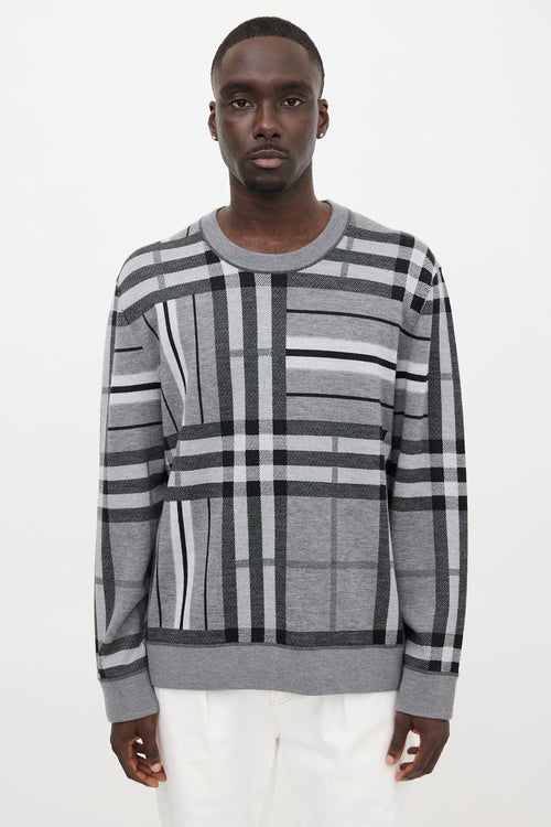 Burberry Wool Check Sweater