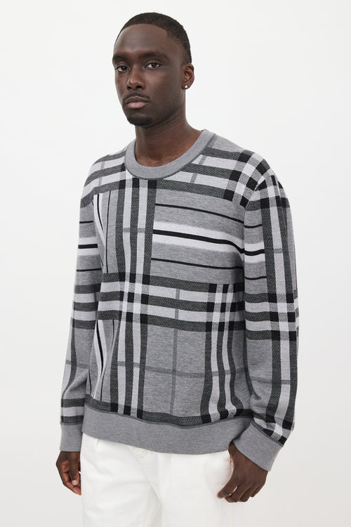 Burberry Wool Check Sweater