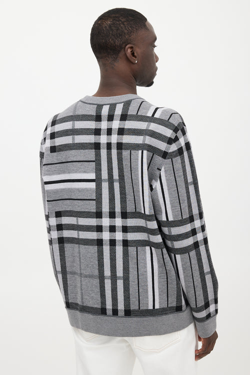 Burberry Wool Check Sweater