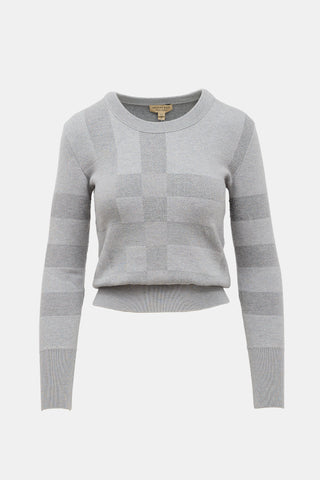 Burberry Wool Check Sweater