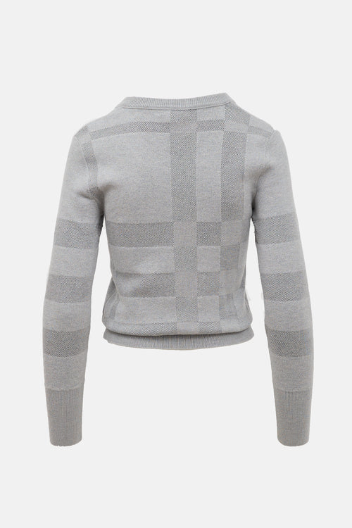 Burberry Wool Check Sweater