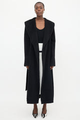 Burberry Wool Shawl Belted Coat