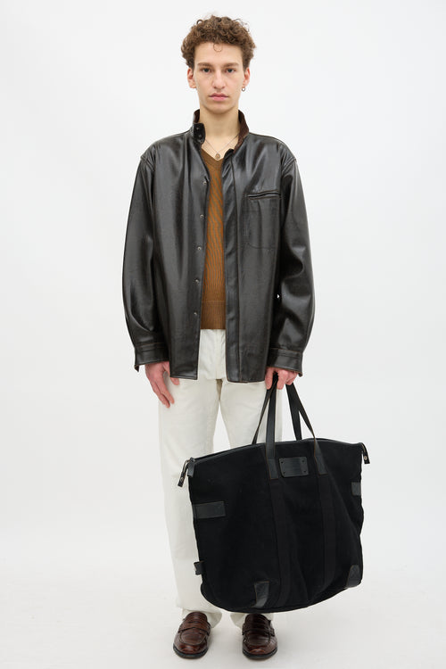 Burberry Wool Weekender Bag