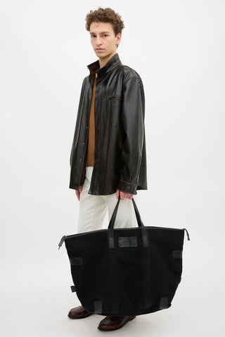 Burberry Wool Weekender Bag