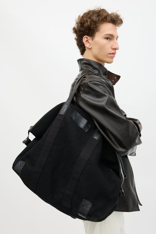 Burberry Wool Weekender Bag