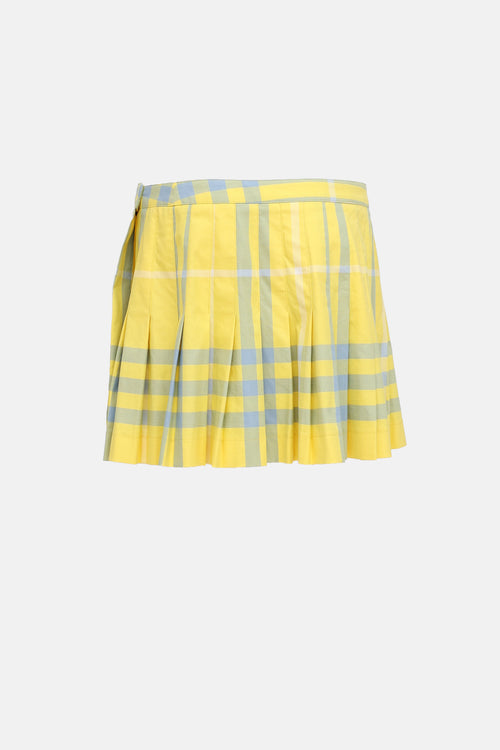 BurberryGolf Plaid Pleated Skirt