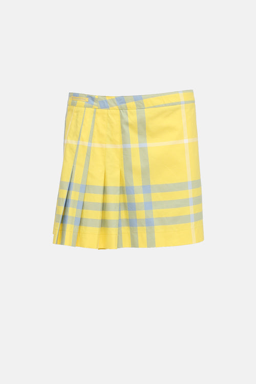 BurberryGolf Plaid Pleated Skirt