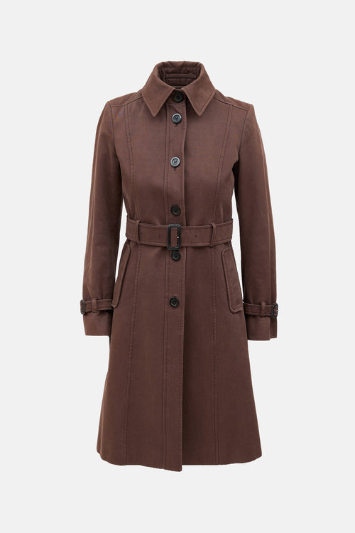 Burberry Wool Trench Coat