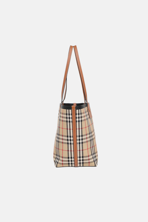 Medium Vintage Check London Tote Bag