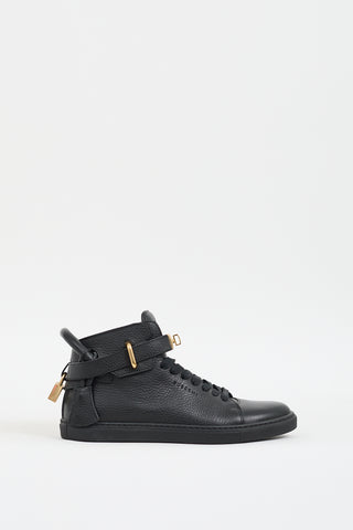 Buscemi Black Leather 100MM Sneaker