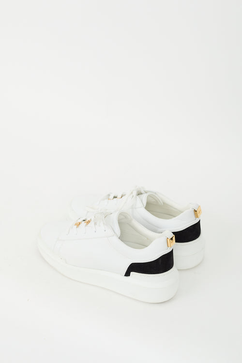 Buscemi White Leather Ninna Lock Sneaker