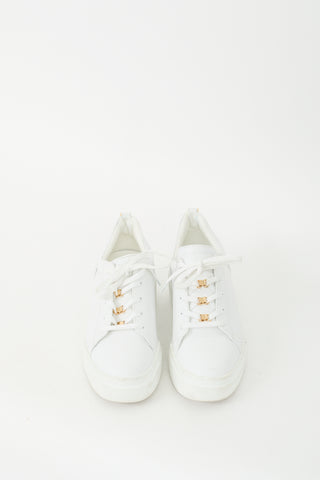 Buscemi White Leather Ninna Lock Sneaker