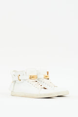 Buscemi White Leather 100MM Sneaker