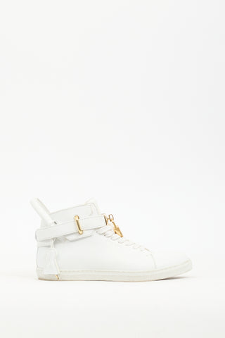 Buscemi White Leather 100MM Sneaker